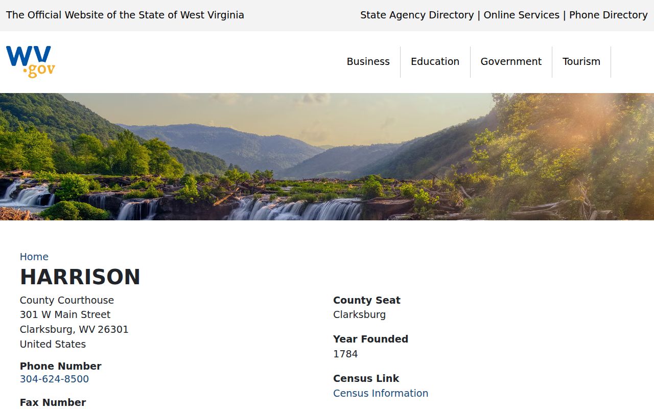 Shinnston criminal record offices in the West Virginia local government directory